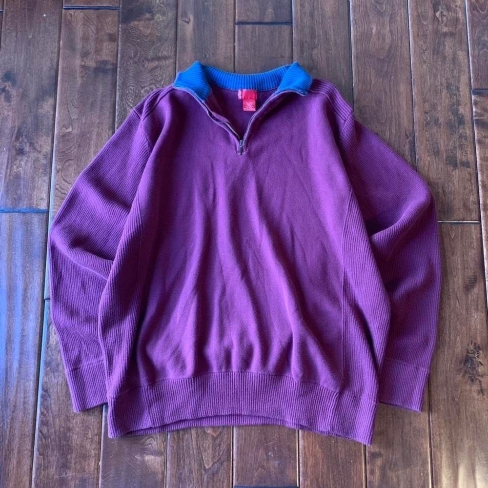 Levi's Red Tab Quarter-Zip Cotton Knit Quarter-Zip Sweater